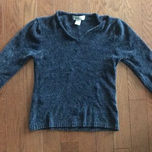 Black knit sweater
